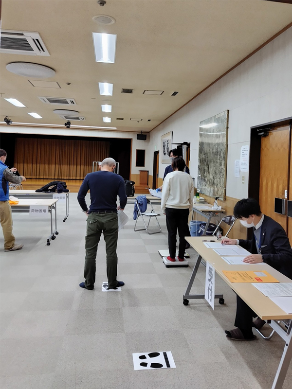 北海道西支部・北海道中央支部　合同開催 「集団健診」