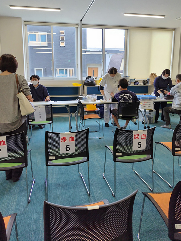 北海道西支部・北海道中央支部　合同開催 「集団健診」